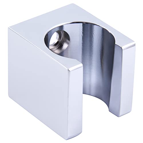 Angle Simple Shower Head Holder Wall Mount, Brass Sprayer Bracket, Chrome - color: Chrome