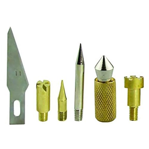 Beginner Pyrography Wood Burning Pen Kit 9pc Basic Starter Tool Set, Easy Craft Engraving Burner for DIY Projects and Hobby Use