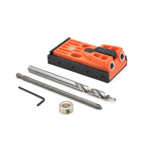 Big Horn 12617 35 Piece Two-Hole Mini Pocket Hole Jig Set