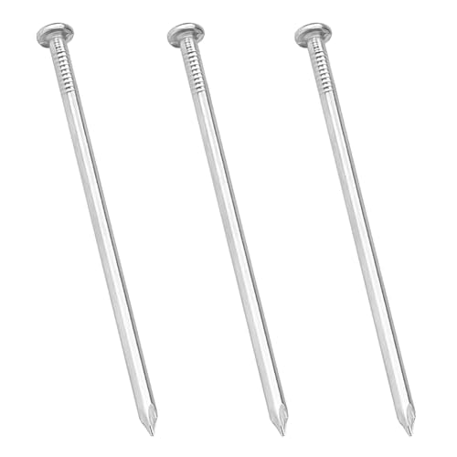 Maozaa 2-1/2 Inch Hardware Nails, 60pcs Stainless Steel 304 Hanging Nails for Hanging Pictures, Long Wood Finishing Nails - size: 2-1/2 Inch