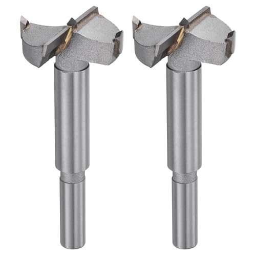 2pcs 32mm(1-1/4") Forstner Drill Bit Carbide Tipped 2 Flute - size: 32mm(1-1/4")