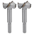 2pcs 32mm(1-1/4") Forstner Drill Bit Carbide Tipped 2 Flute - size: 32mm(1-1/4")