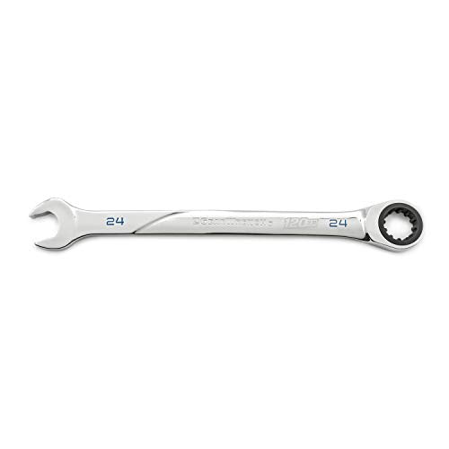 GEARWRENCH 24mm 120XP Universal Spline XL Ratcheting Combination Wrench - 86424 - size: 24mm