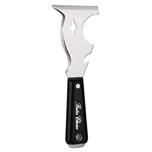 Bates- Paint Scraper, 10 in 1 Painters Tool, Scraper for Wood - color: Black, size: 1 Pack