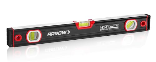 ARROW 16-Inch Level, Magnetic Torpedo Level for Construction, Carpentry - size: Single Level (16")