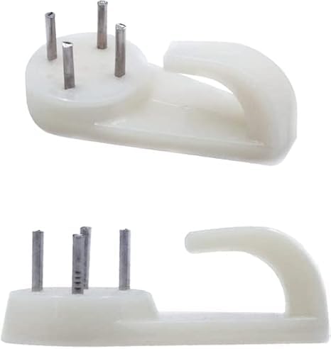 60PCS Concrete Wall Hooks，Picture Hanging， Powerful Hardwall Drywall Hooks Non-Trace Hanging for Picture Photo Frame Clock (S) - size: Small