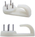 60PCS Concrete Wall Hooks，Picture Hanging， Powerful Hardwall Drywall Hooks Non-Trace Hanging for Picture Photo Frame Clock (S) - size: Small