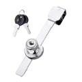 Sliding Glass Durable 328 Window Lock Showcase Cabinet for 2mm-6mm with Key(All Open)
