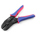 Zhushan Ratcheting Electrical Wire Crimper, 30J Crimping tool (AWG 20-10/0.5~6mm²) for Insulated Butt Bullet Spade Fork Ring Solderless Terminals, Ratchet Insulated Terminal Crimper - style: ZS-30J Crimping Tool