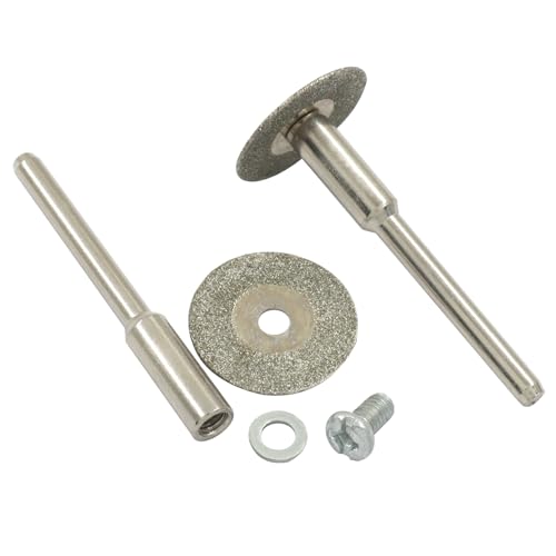 Bivethoi 36 Pack Mini Diamond Coated Cutting Off Wheels Discs, Silver - style: 16mm, 20mm, 25mm(36 Pack)