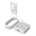TESSAN Surge Protector Power Strip with 900J Surge Protection, 20 Ft, Grey - color: Grey with 1 USB C, size: 20 feet