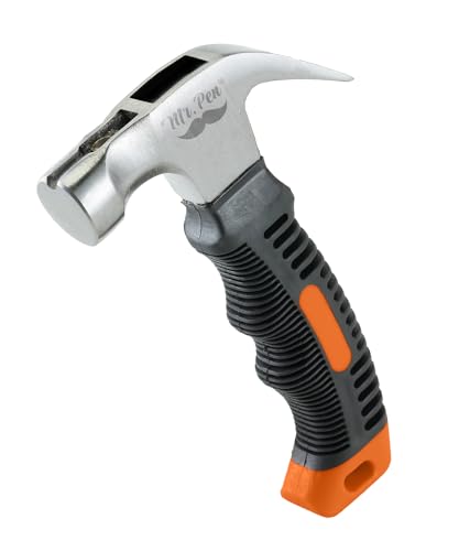 Mr. Pen- Claw Hammer, 8oz, Orange, Magnetic - color: Orange