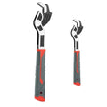2Pcs Set of Self-locking Adjustable Wrenches, 6in and 10in Multifunctional Wrenches with an Opening Range of 7-15mm and 15-35mm, Self-adjusting Size, Suitable for Car, Bicycle, and Plumbing Repairs