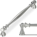 10 Pack 6-1/4 Inch(160mm) Kitchen Cabinet Handles Brushed Satin Nickel Cabinet Pulls Zinc Alloy Drawer Pulls Solid Kitchen Hardware - color: Brushed Satin Nickel, size: 6-1/4'' Hole Center(160mm)