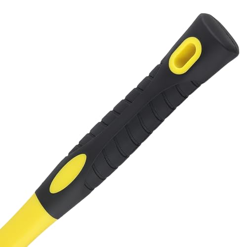 HOZEON 2 PCS 24oz Rubber Mallet Hammer, Durable Rubber Hammer with Non-Slip Handle for Tent Stakes, Woodworking, Flooring Installation and Camping