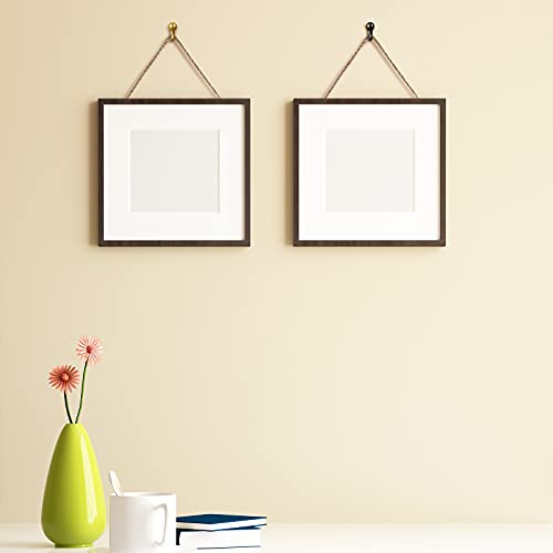 Jetec 30 Pieces Metal Push Pin Hangers Pin Wall Hooks Picture Hanging Picture Nails Frame Oil Painting Hooks on Wooden or Fabric Wall for Home or Office(Gold, Silver, Black) - color: Gold, Silver, Black