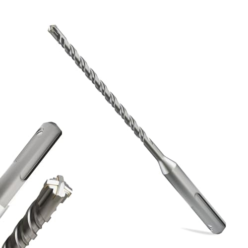 SDS Plus Rotary Hammer Drill Bits, (5/32"*6"-4mm*160mm) -4 Carbide Cutting Edges, Ideal for Masonry| Heavy-Duty Masonry |Hammer Drill Bits for Precision Drilling - size: (4mm*160mm)