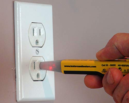 Ideal Electrical 61-063 VoltSensor Non-Contact Voltage Tester, 40-600 VAC, CATIII for 600v - style: General Duty