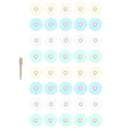 Healifty Finishing Discs with Mandrel Tooth for Composite Filling Finishing Oral Polish Tool for Front and Back 0.59 in Diameter One-Time Use - color: 40 Pcs