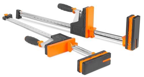 WEN 24-Inch 2000-Pound Parallel Jaw Clamp and Spreader Set, Two-Pack (CLP122) - size: 24-Inch Clamps, Two Pack