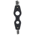 4 in 1 Copper Tubing Brush, 1/2 in and 3/4 in Copper Pipe Cleaner, Stainless Steel Coppers Tubing Wire Brush Cleaning Inside and Outside Thread, for Plumbing Installation, Soldering - style: Black