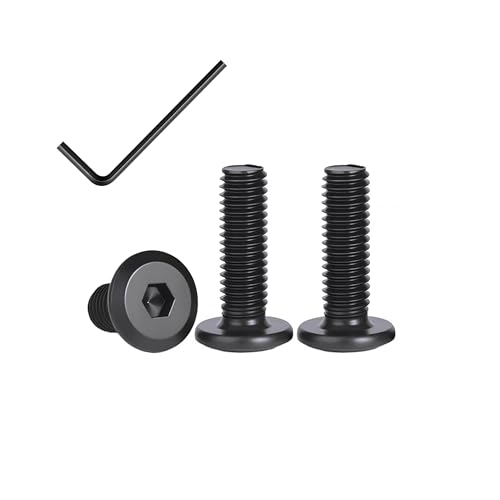 25pcs 1/4-20 * 1-3/4"Flat Head Hex Socket Cap Screws,Bolts with Hex Spanner - size: 1/4-20*1-3/4", style: Inch