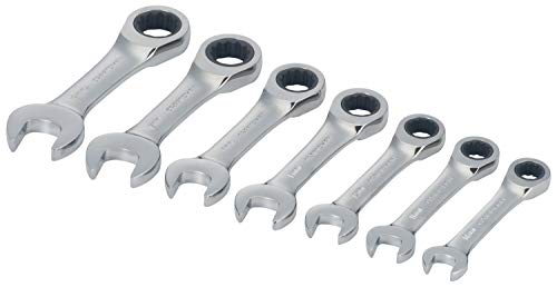 CRAFTSMAN CMMT87025 7-Piece 12-Point Metric Ratchet Wrench Set