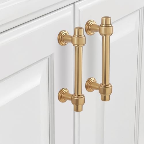 10 Pack 3 Inch(76mm) Champagne Bronze Kitchen Cabinet Handles Cabinet Pulls Gold Drawer Pulls Kitchen Cabinet Hardware Handles Dresser Handles - color: Champagne Bronze, size: 3'' Hole Center(76mm)