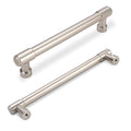 10 Pack 5 Inch(128mm) Kitchen Cabinet Handles Brushed Satin Nickel Cabinet Pulls Alloy Drawer Pulls Solid Cabinet Hardware - color: Brushed Satin Nickel, size: 5'' Hole Center(128mm)