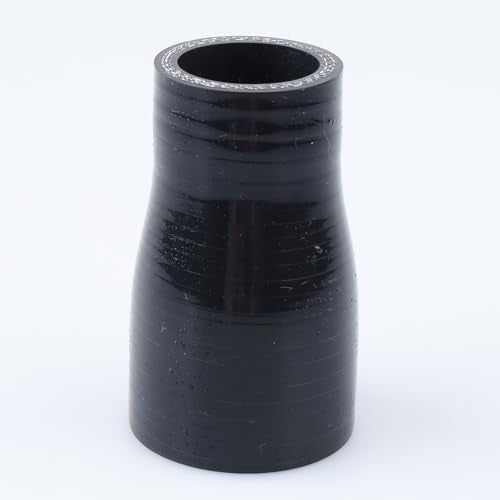 AC PERFORMANCE ID 1-9/16" to 1" Straight Silicone Hose Reducer Black - color: Black, size: ID 1-9/16" to 1" (40mm to 25mm)