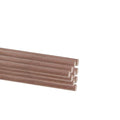 10 PCS Wooden Dowel Rods for Crafts Round Unfinished Walnut Dowel Rod Sticks Hardwood Sticks for DIY Crafting Woodworking and Building Model Material, (3/8 x 12 Inch)