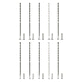 PATIKIL Cabinet Handle Screws M4 x 110mm, 10 Set Break Away Screws Drawer Pull Phillips Drive Flat Countersunk Head Bolts with Sleeve for Door Handle Lever - size: M4 x 110mm