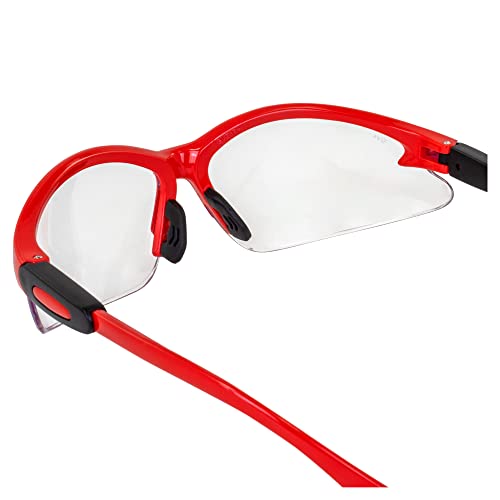 Global Vision Safety Shop Glasses - color: Red