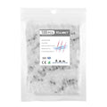 Kuject 100PCS Solder Seal Wire Connectors AWG 26-24, White Solder Seal Heat Shrink Butt Connectors Terminals Waterproof Wire Splice Connector for Marine Boat Wire Joint - size: AWG 26-24 White