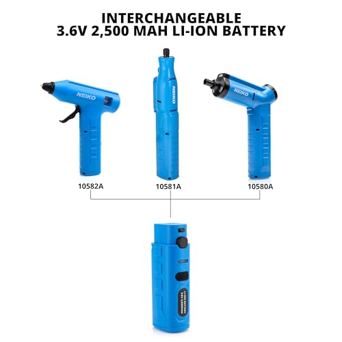 NEIKO 10581A Cordless Rotary Tool Kit, 46 Piece 3.6V Electric Engraving Pen, 1/8" Collet Rechargeable Mini Grinder, Handheld Mini Sander, 44pc Power Rotary Tools Accessory kit, Quick Change - style: Cordless Rotary Tool Kit