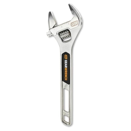 GEARWRENCH 8" Chrome Adjustable Wrench | 89752 - style: 8-inch