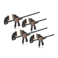 Spec Ops Tools Bar Clamps for Woodworking, Medium and Large One-Handed Trigger Clamp and Spreader Set, Heavy Duty, Mixed Pack of 4 - size: Mixed Pack of 4