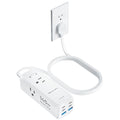 Olcorife USB Power Strip with 3 AC Outlets 6 USB Ports(4 USB C),5 FT - size: 5 FT, style: 3AC(6USB145W)