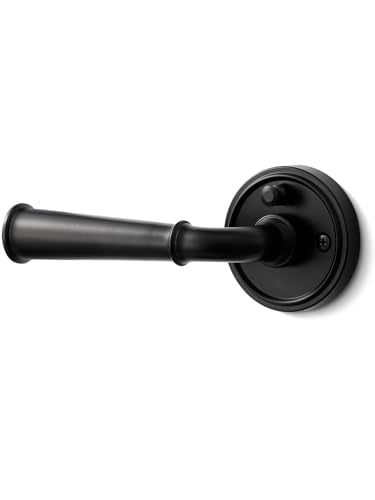 Door Handle Black Privacy Door Lever Black DoorHandle, 1 Pack - color: Black
