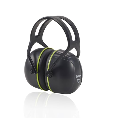SATA NRR 31dB Hearing Protection Ear Muffs, SNR 37dB Noise Cancelling Headphones, Adjustable Safety Hearing Protector for Gun Shooters, Construction, Mowing