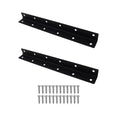 Long L Bracket,ULIFESTAR Black Corner Brace Brackets,Stainless Steel Corner Brackets,Heavy Duty Shelf Bracket,Metal Right Angle Bracket for Wood,275*27mm/10.83*1.06''2 PCS - size: 275*27mm/10.83*1.06''