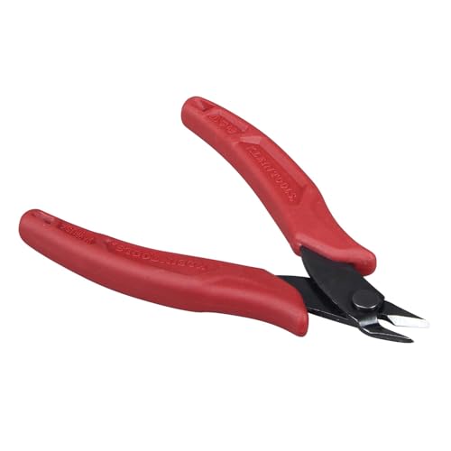 Klein Tools D275-5 Diagonal Flush Cutters, Made in USA, Micro Wire and Compact Zip Tie Cutter, Ultra-Slim Precision for Work in Confined Areas, 5-Inch