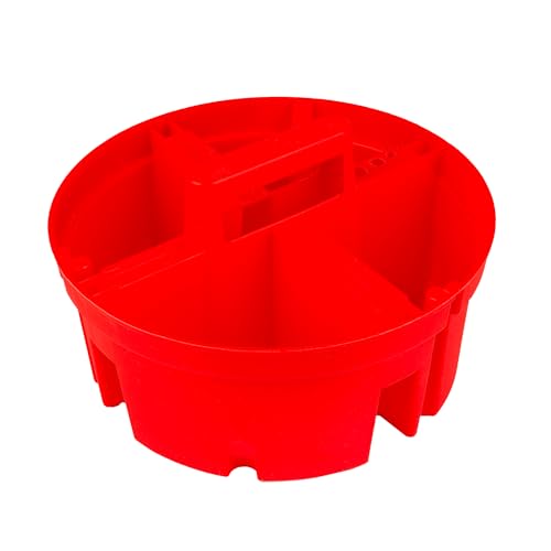 Bucket Boss - Super Stacker Small Parts Organizer, Bucket Organization (15054), Red - size: (Pack of 1)