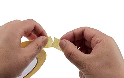 Lichamp 20-Pack Automotive Refinish Masking Tape Yellow 18mm x 55m