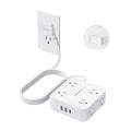 TESSAN Surge Protector Power Strip with 900J Surge Protection, 10 Ft, White - color: White with 1 USB C, size: 10 feet