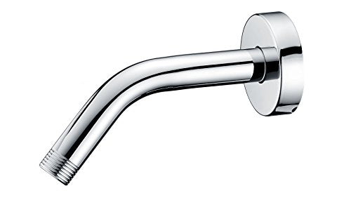 Purelux Universal Shower Arm 6 Inches Made of Stainless Steel in Chrome finish, Water Outlet PJ1002 - color: Chrome, size: 6 Inches