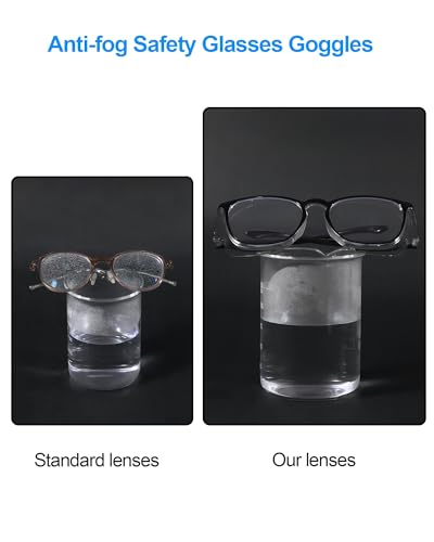 Safety Glasses Goggles for Women Girls Anti Fog Protective Eyewear Glasses - color: 1 Pack: Black