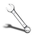 zhax 10mm Metric Stubby Combination Wrench, 12 Point Box End, 15 Degree Offset Design, Mirror Polish Finish, Forged CR V Steel, Hand Tools for Mechanics, Ideal for Auto and Home Repair - size: 10mm
