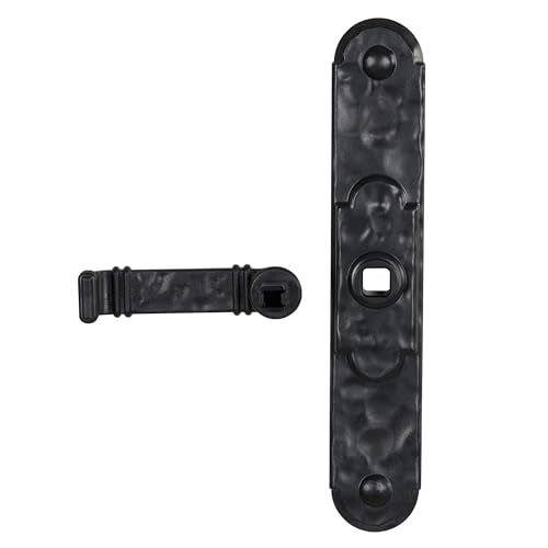 Household Essentials Black Hinge IT Premium Carriage House Lever Handle & Hinge 6 Piece Garage Door Magnet - size: Pack of 1, style: Premium Hinges with Lever
