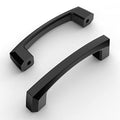 Amerdeco 10 Pack Matte Black Cabinet Pulls 3 Inch(76MM) Hole Centers Kitchen Cabinet Handles Hardware Kitchen Handles for Cabinets Cupboard Handles Drawer Pulls ZH0032 - color: Matte Black, size: 3"/76MM Hole Center